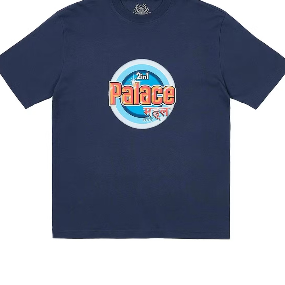 PALACE Navy Blue Graphic Tee